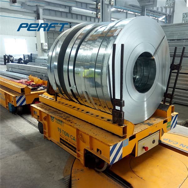 coil transfer trolley with drive motor 5 tons